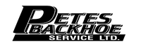 Pete's Backhoe Service Ltd. logo