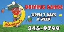 Swingers Driving Range logo